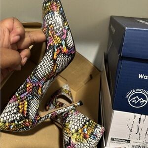 Mix No. 6 Black and White Heels